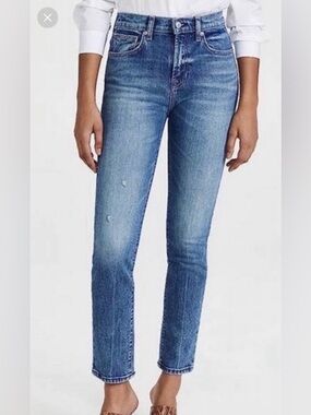 👖 7 For All Mankind Peggi Straight Taper High-Rise Jeans Size 28 👖